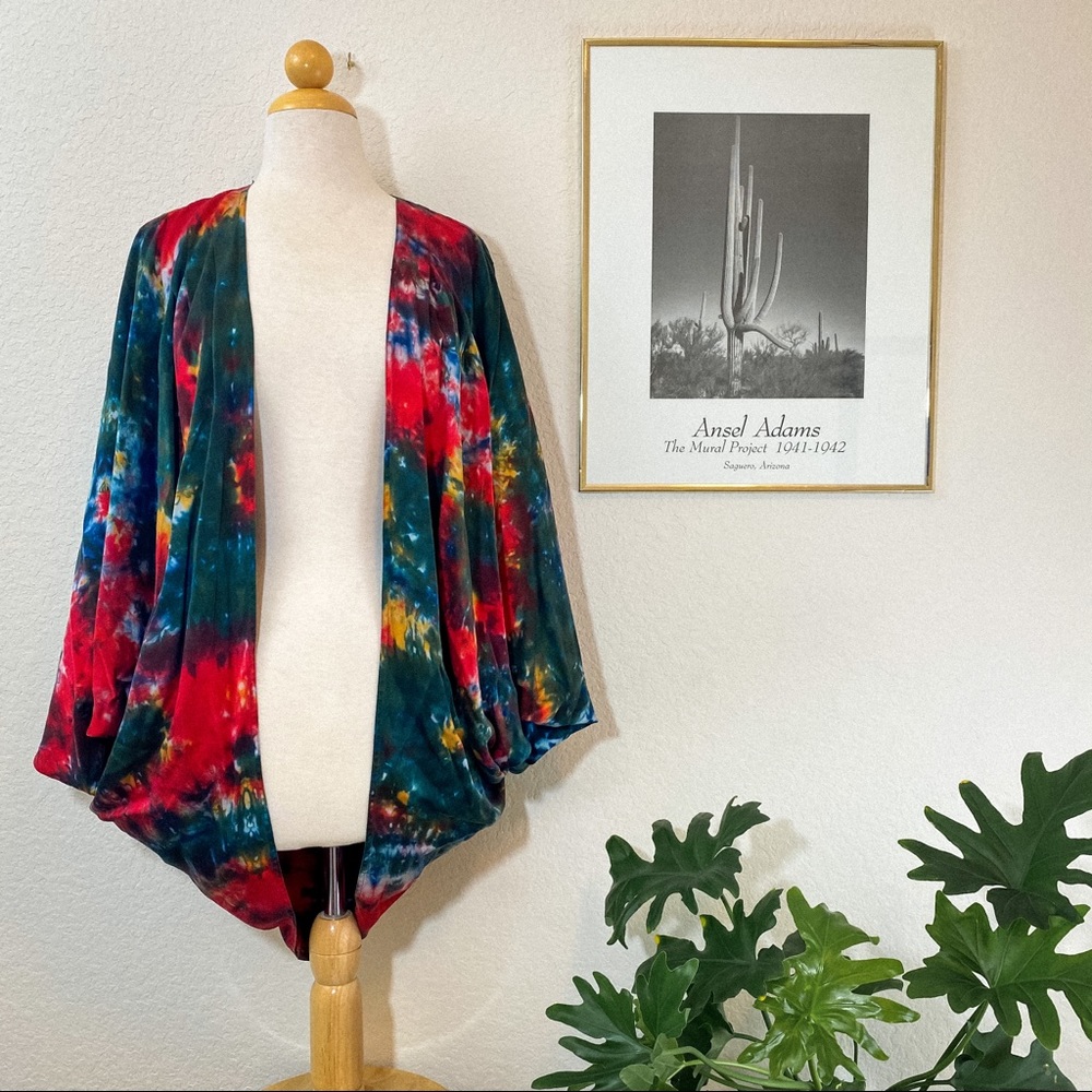 Tie Dye Cocoon Kimono